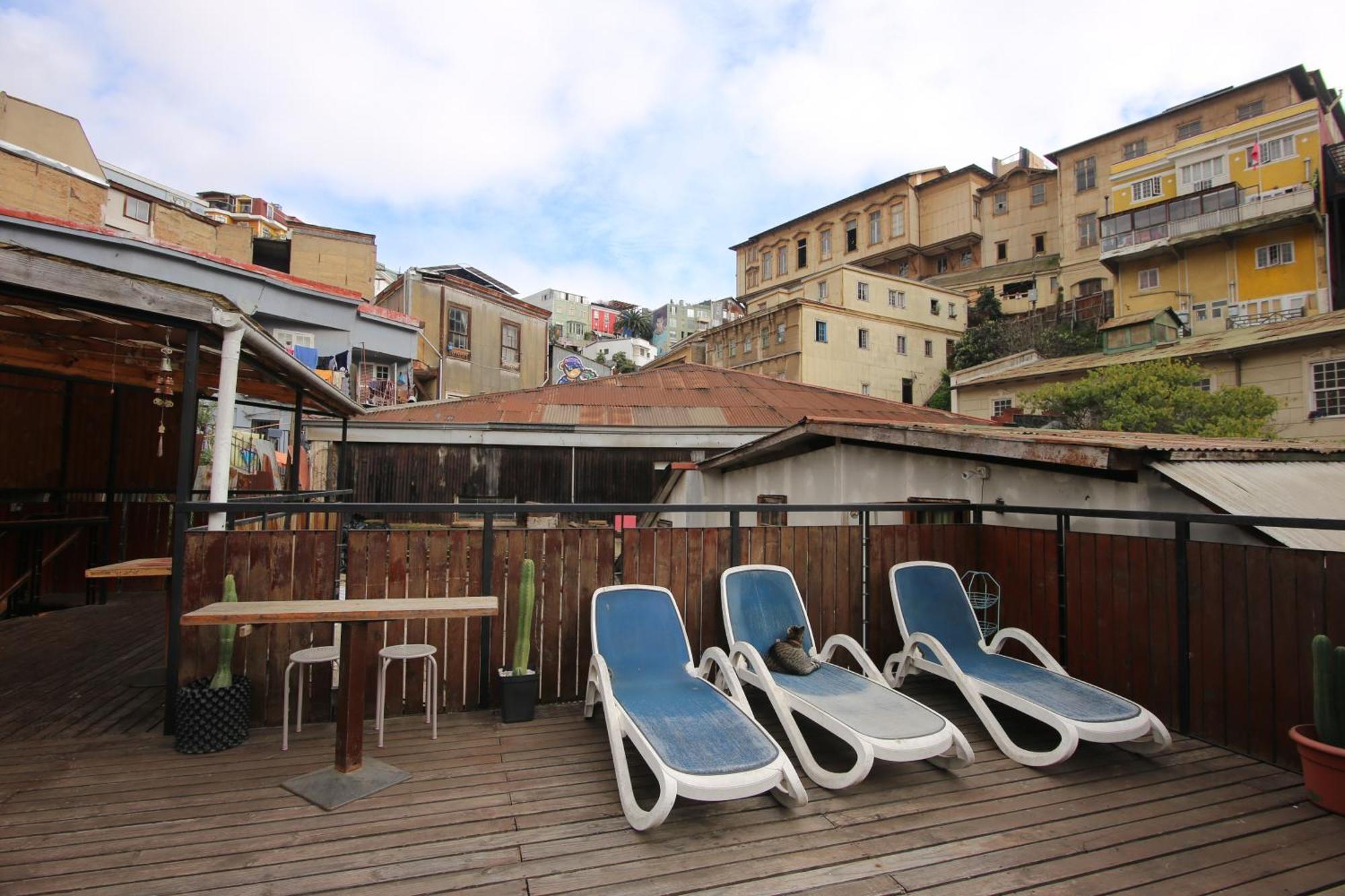 La Casa Del Puerto, Hostal Cultural, Cerro Alegre Valparaíso Zewnętrze zdjęcie