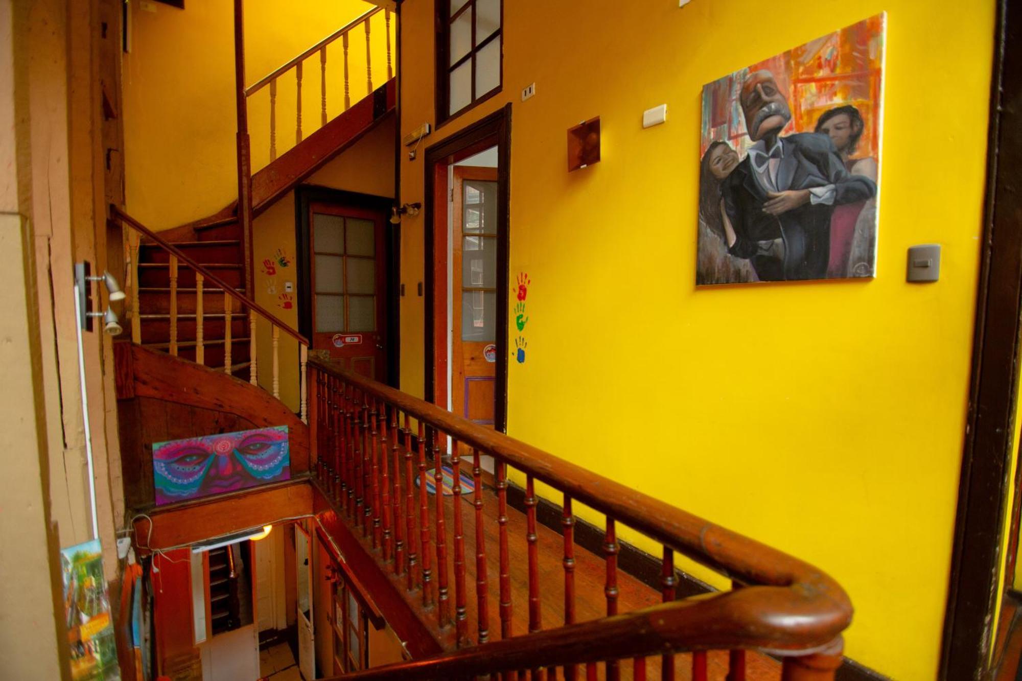 La Casa Del Puerto, Hostal Cultural, Cerro Alegre Valparaíso Zewnętrze zdjęcie